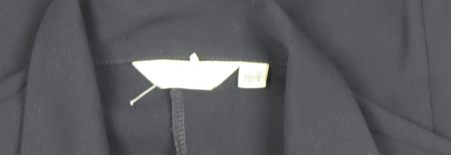 Marks and Spencer Women's Black Size 12 Single-Breasted Blazer