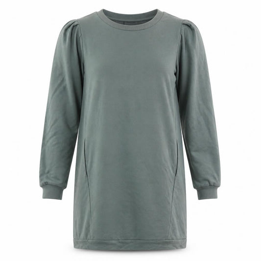 Oliver Bonas Women’s Green Jersey Knit Long Sleeve T-Shirt Dress Size 10