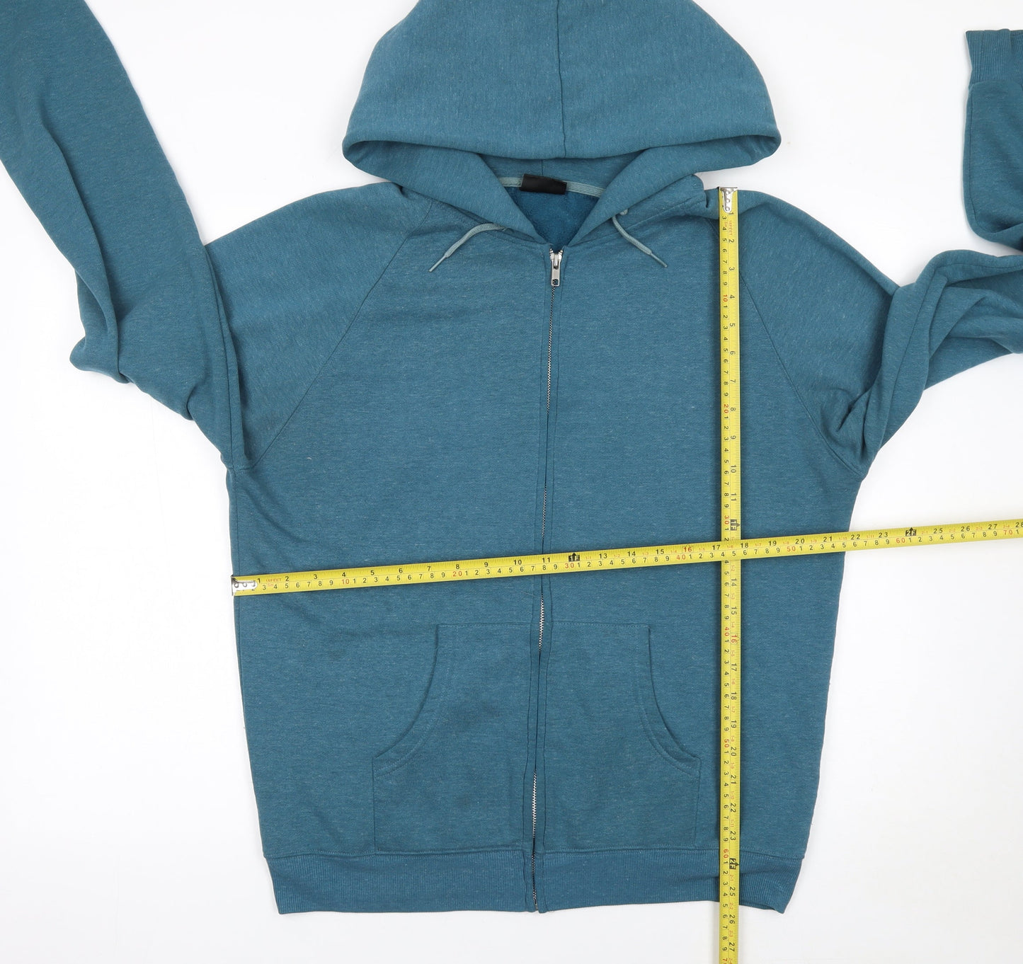 Pep England Men’s Blue XL Full Zip Fleece Hoodie