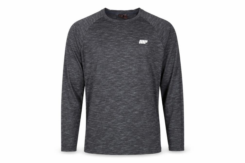 Myprotein Men's Grey Long Sleeve Athletic Gym Top Size S