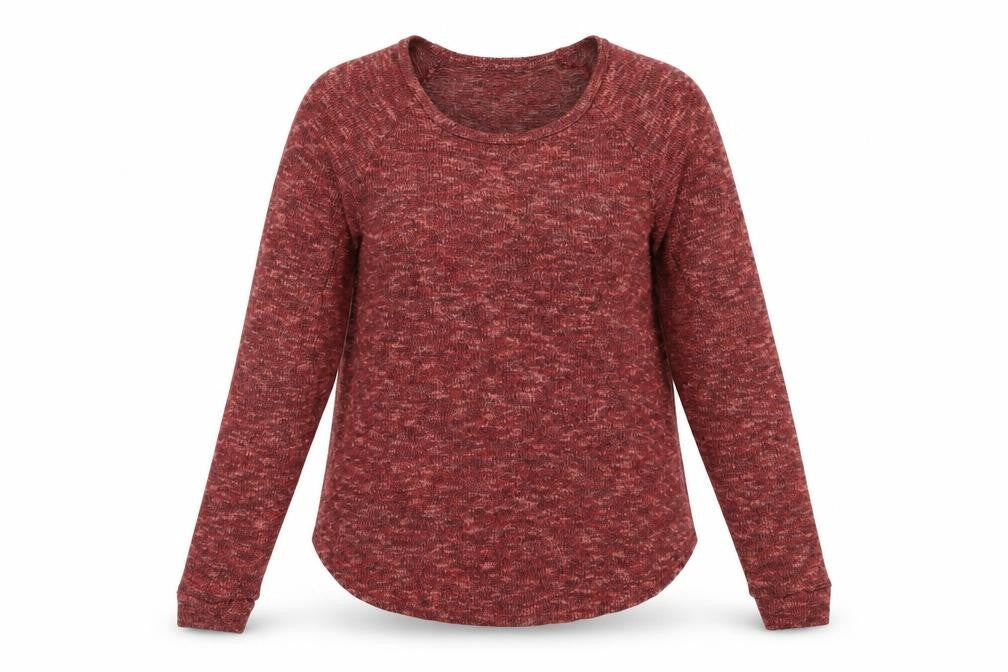 Sparkle & Fade Women’s Red Knit Pullover Jumper Size S