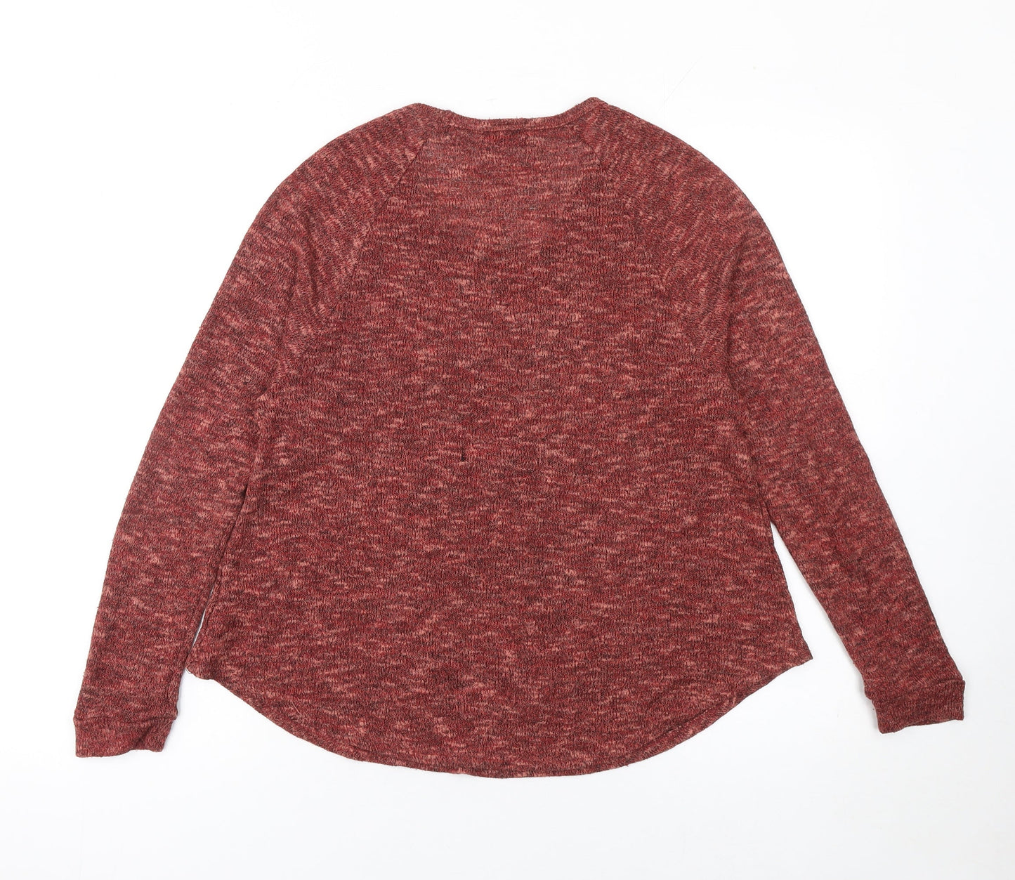 Sparkle & Fade Women’s Red Knit Pullover Jumper Size S
