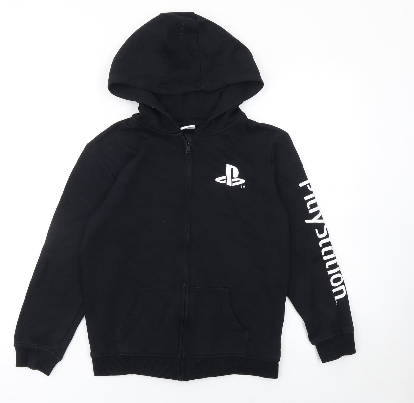 Vanilla Underground Boys Black PlayStation Full Zip Hoodie 9-10 Years