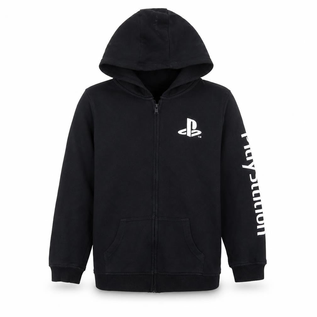 Vanilla Underground Boys Black PlayStation Full Zip Hoodie 9-10 Years