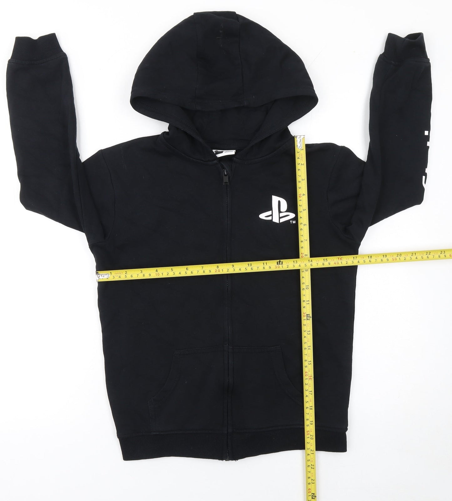 Vanilla Underground Boys Black PlayStation Full Zip Hoodie 9-10 Years