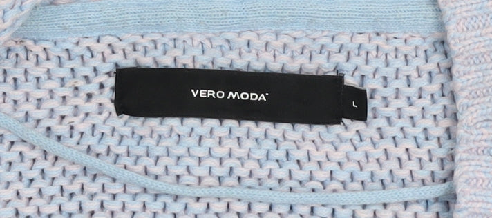 Vero Moda Women’s Multicoloured Hooded Knit Long Cardigan L