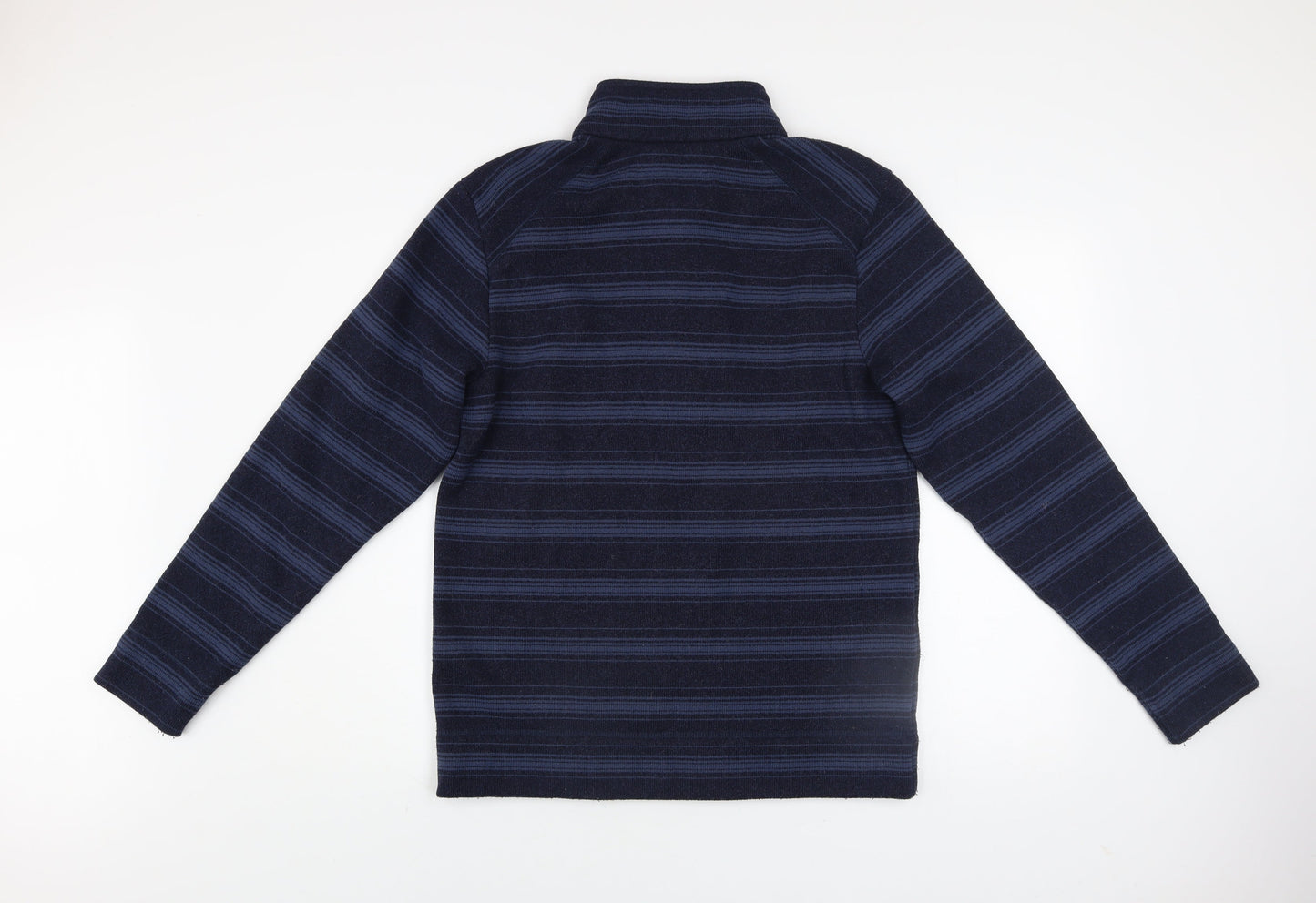 Rohan Men’s Blue Striped Henley Sweatshirt Size S
