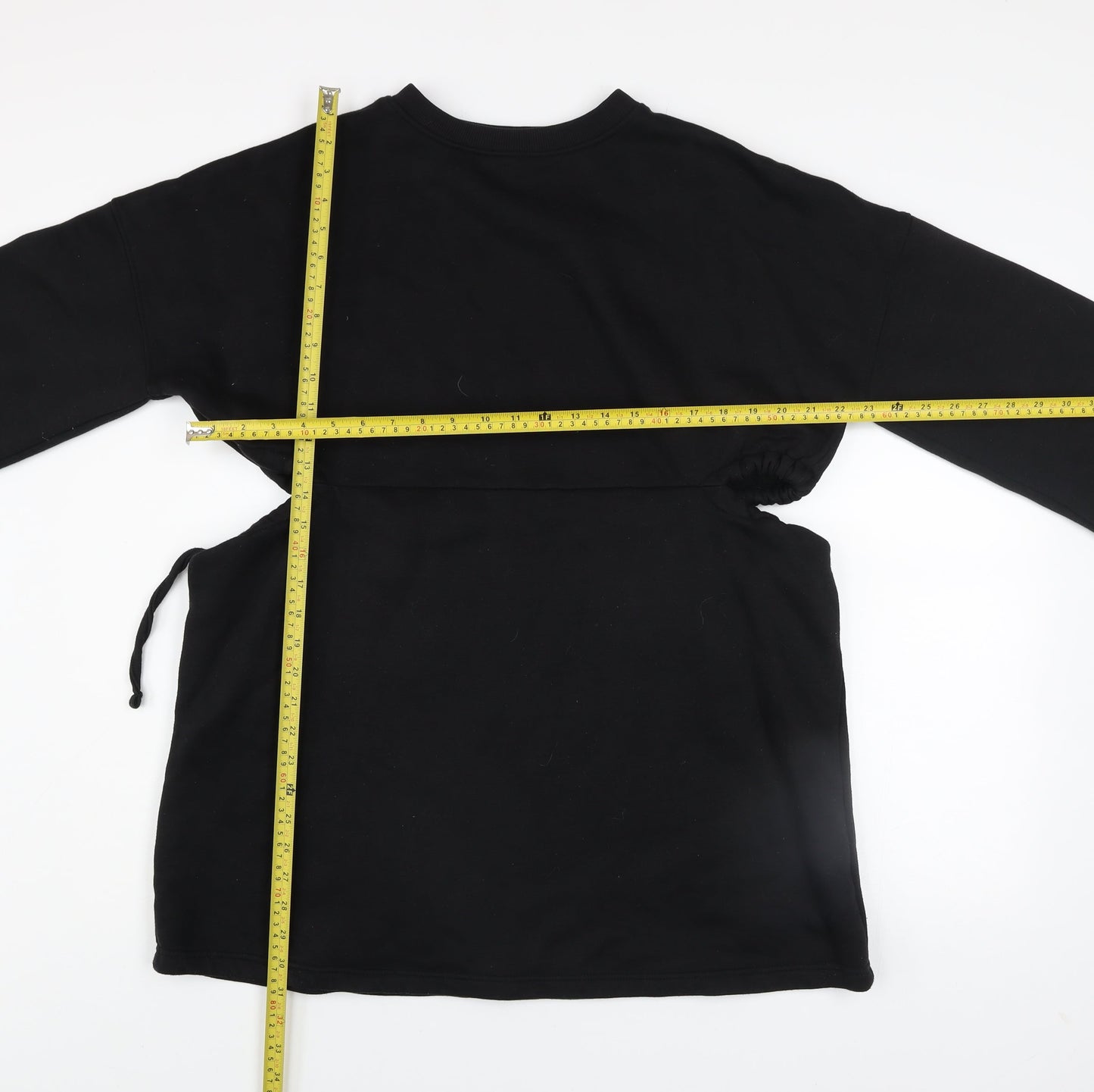 Nasty Gal Women’s Black T-Shirt Dress Size 8 Long Sleeve Casual Jersey