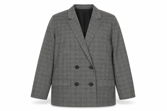 Primark Women’s Grey Check Blazer Size 20 Regular Fit