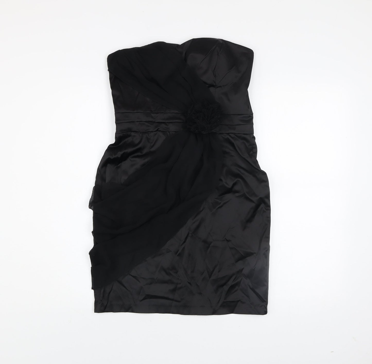 ASOS Women’s Black Strapless Bodycon Party Dress Size 12