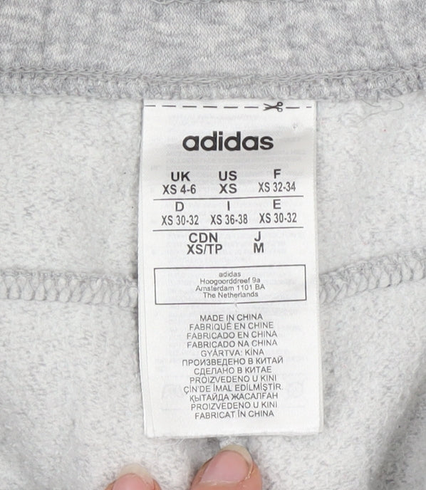 Adidas Womens Grey XS Jogger Sweatpants Activewear Trousers
