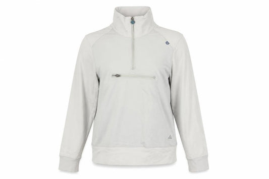 Adidas Women’s Grey 1/4 Zip Pullover Sweatshirt Size 10