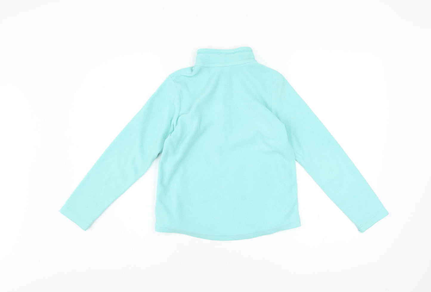 Quechua Girls Turquoise Fleece Half Zip Sweatshirt 8-9 Years