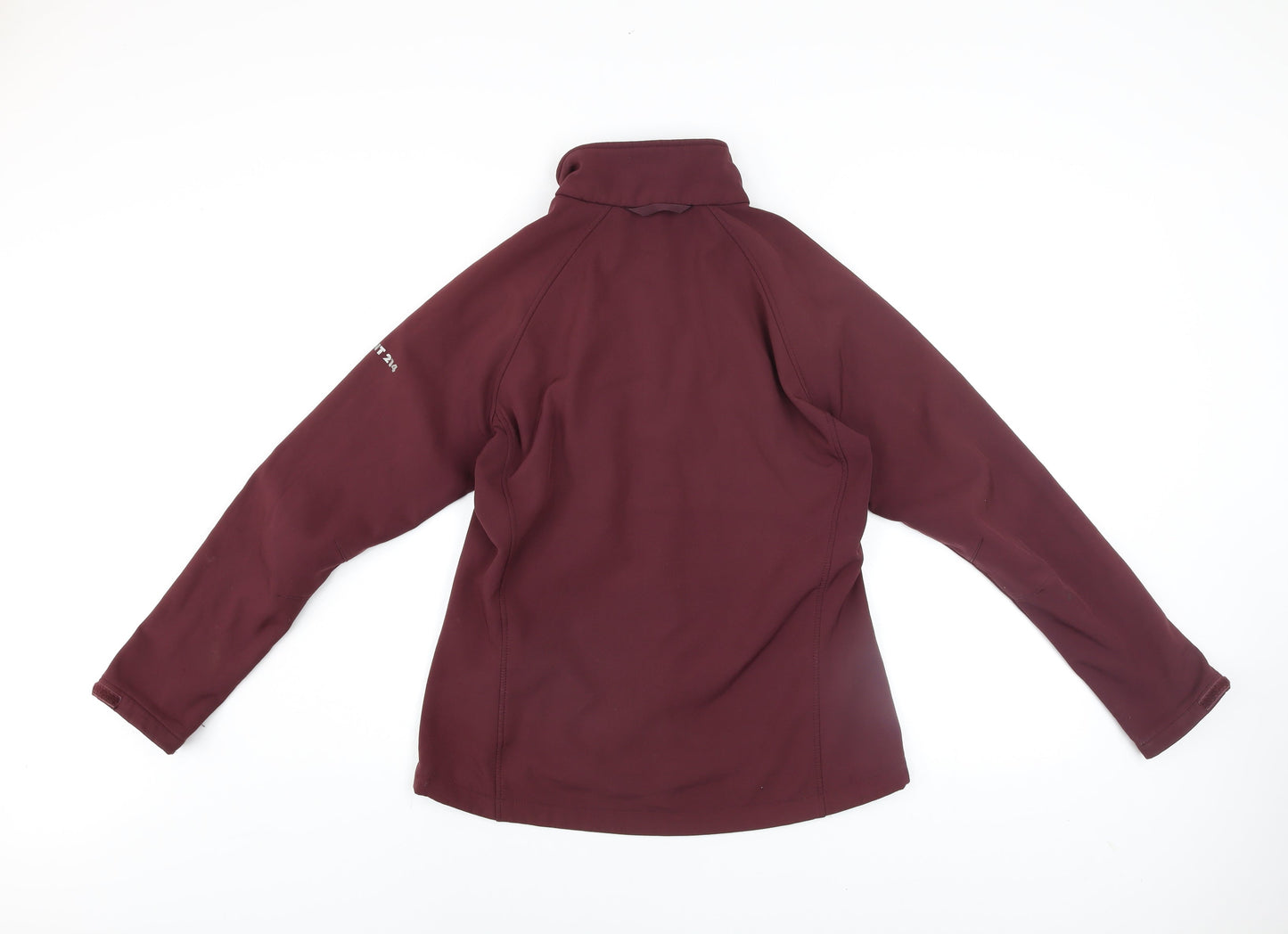 Regatta Women Purple Softshell Outdoor Jacket UK 12 Full Zip Windproof