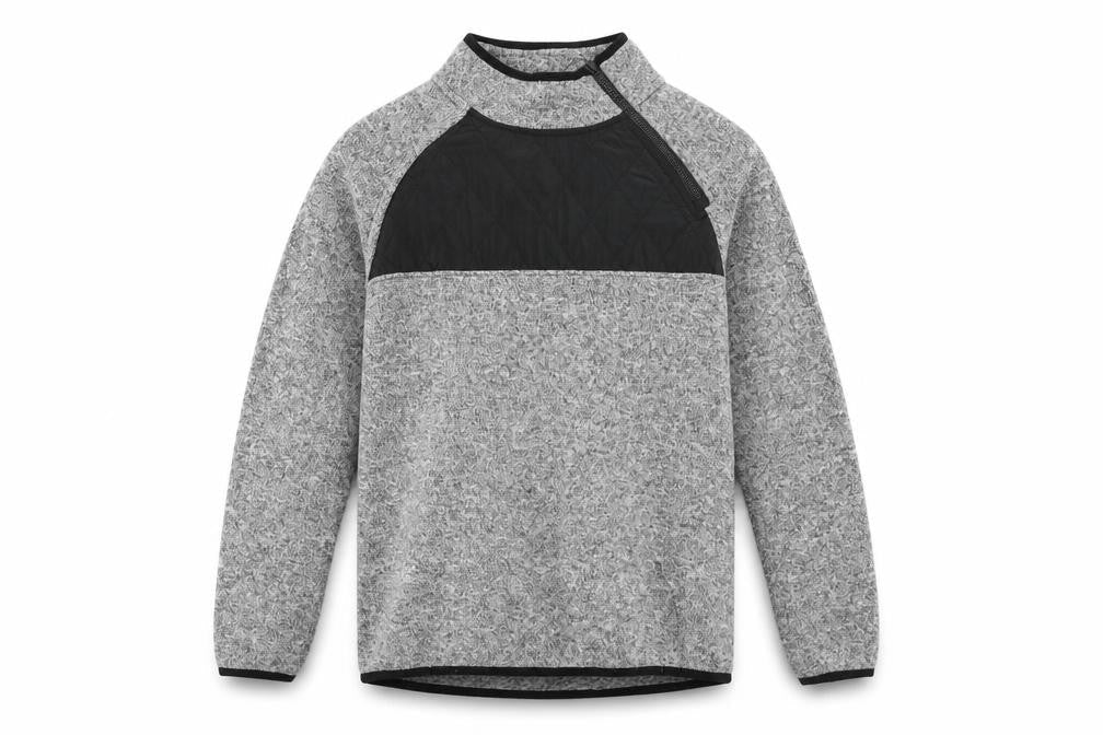 St. Bernard for Dunnes Stores Men's Grey 1/4 Zip Pullover Sweatshirt M