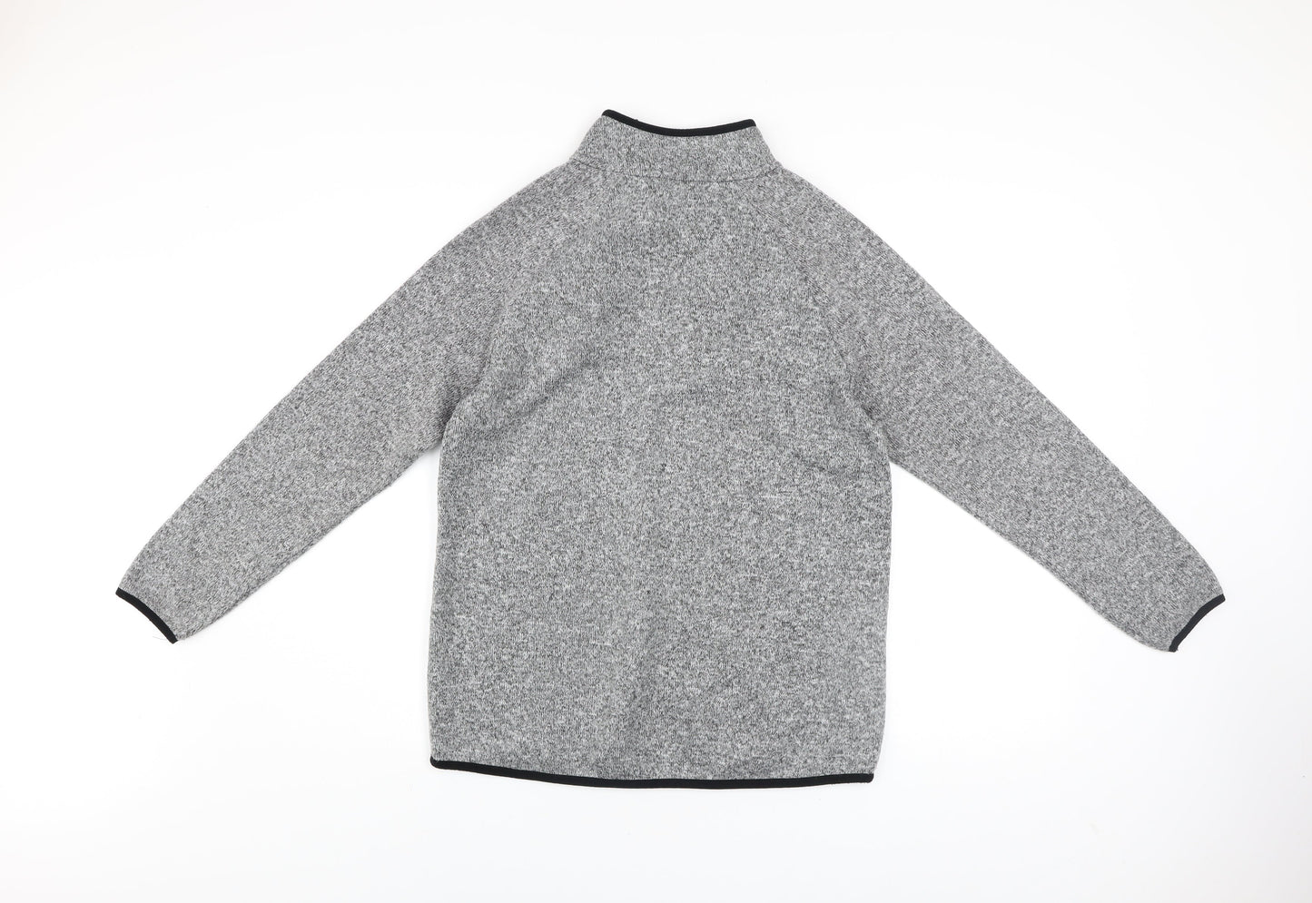 St. Bernard for Dunnes Stores Men's Grey 1/4 Zip Pullover Sweatshirt M