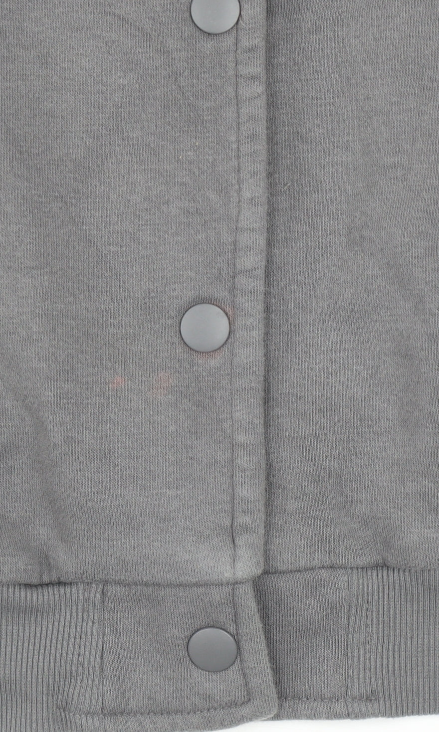 Brave Soul Women's Grey Small Basic Bomber Jacket Cotton Blend