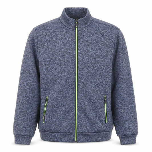Slimwares Men's Blue Full Zip Polyester Fleece Jacket Size S