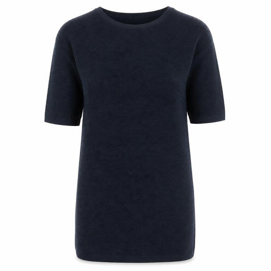 Jigsaw Women's Navy Wool Shift Dress Size S Knee Length