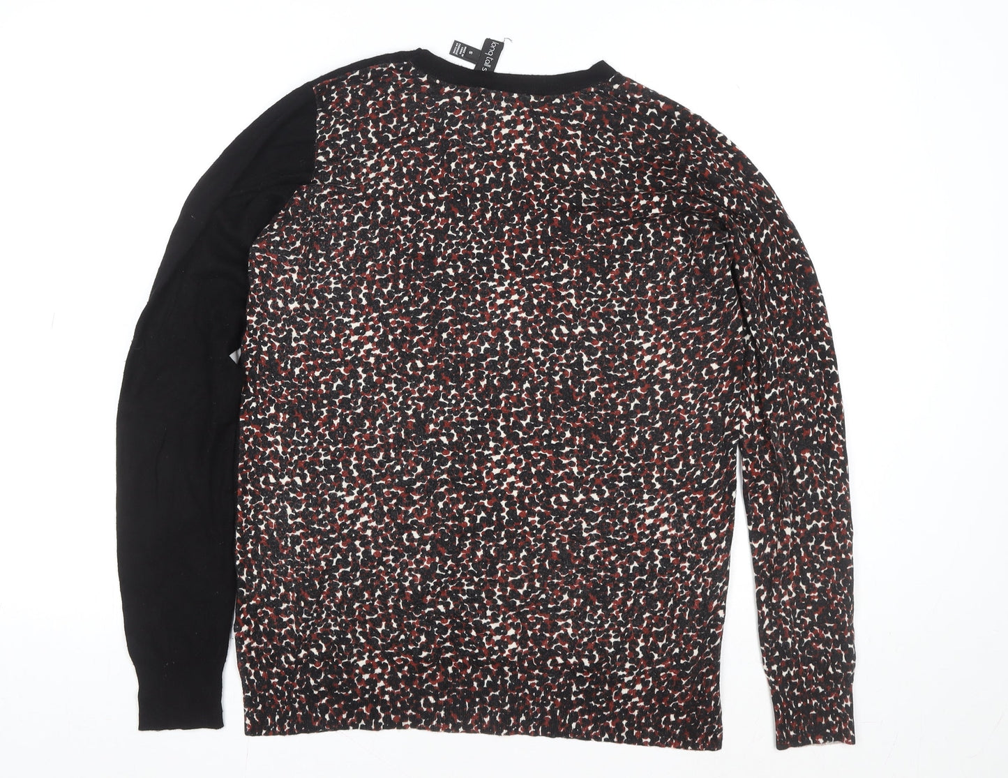 Long Tall Sally Women's Multicoloured Animal Print Knit Blouse Size S Tall