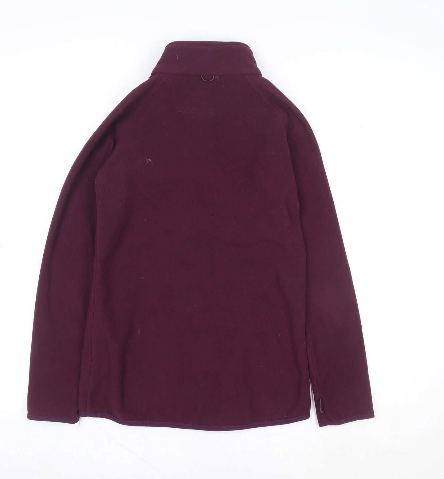Peter Storm Womens Purple Fleece Zip Jacket Size 8 Regular Fit