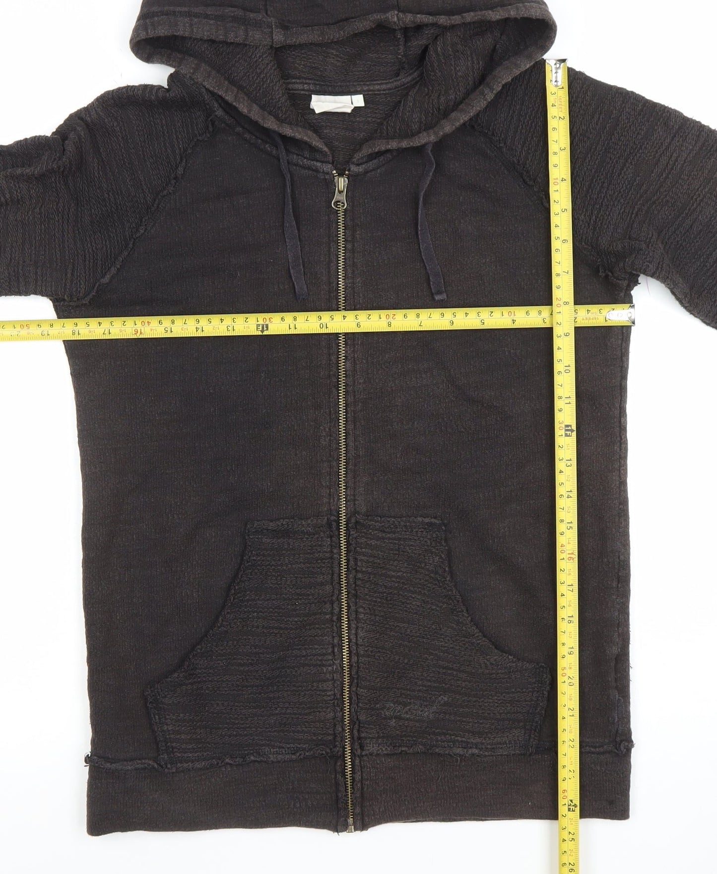 Rip Curl Men's Black Small Full Zip Hoodie Cotton Blend Casual