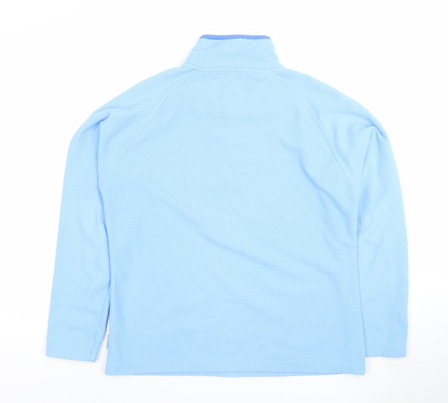 Regatta Women Blue Fleece Pullover Sweatshirt Size M 1/2 Zip Warm Top