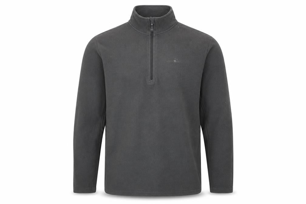 Peter Storm Mens Black Fleece 1/4 Zip Pullover Sweatshirt M