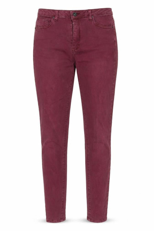 Toxik3 Womens Red Skinny Stretch Jeans Size 12 Slim Fit Denim