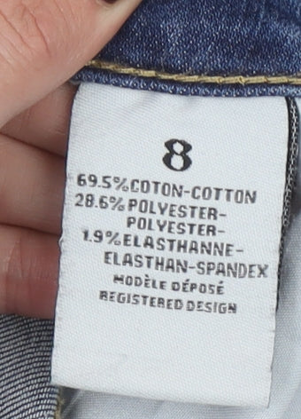 Paco Boutique Women’s Blue Skinny Stretch Jeans Size 8 Slim Fit