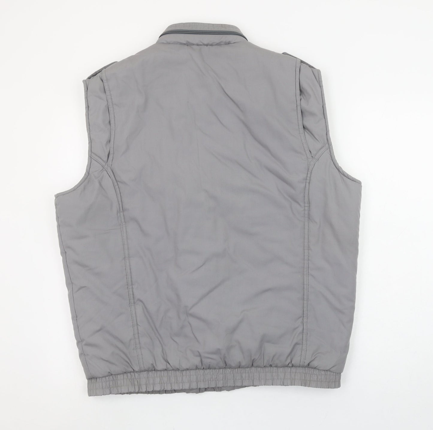 Nico Men’s Grey Padded Bodywarmer Waistcoat Size 44 Regular Fit