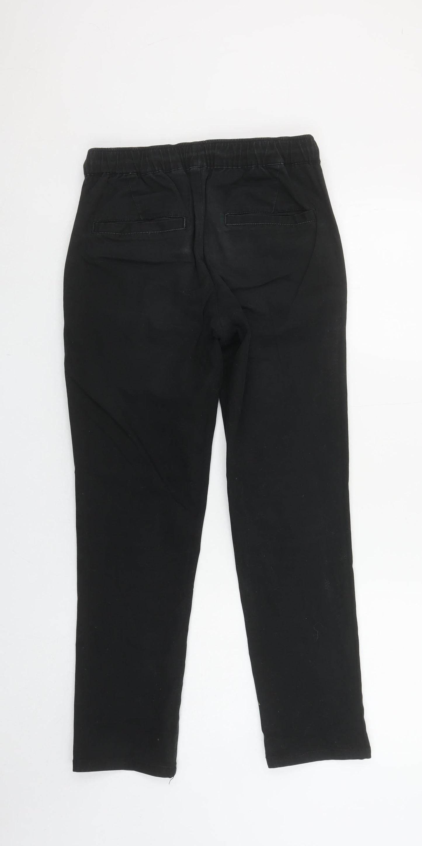 ASOS Women’s Black Cotton Blend Jogger Trousers Size 10 Regular