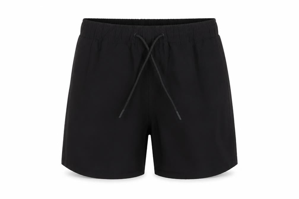 River Island Women Black 2XS Bermuda Poolside Drawstring Shorts