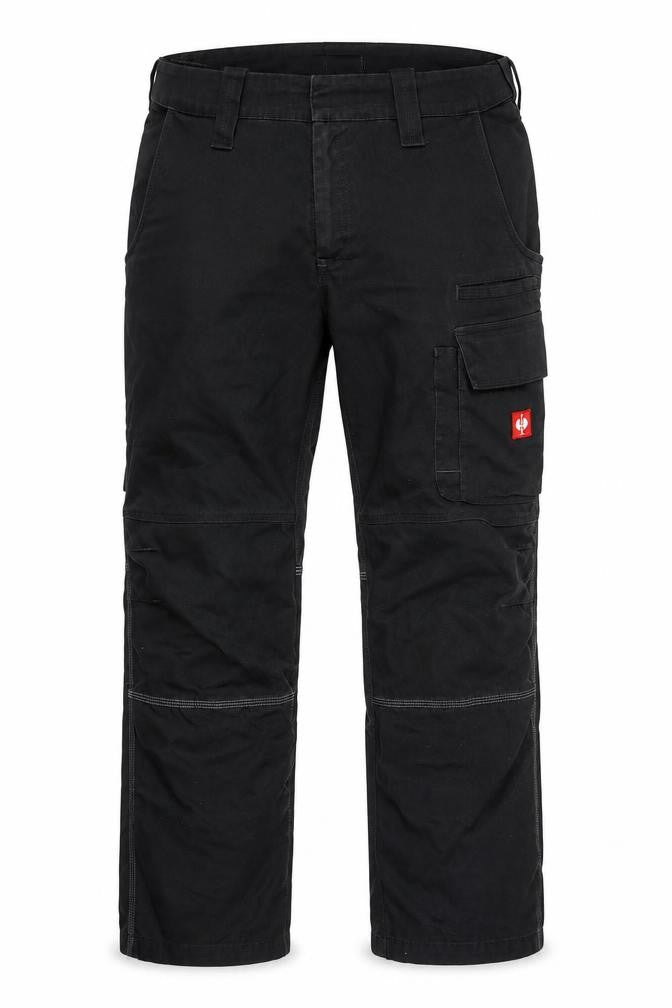 Strauss Men's Black Cargo Workwear Trousers Size 28 Regular Fit