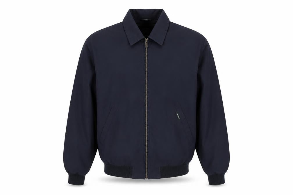 Weatherproof Men's Blue L Bomber Jacket Polyester Nylon