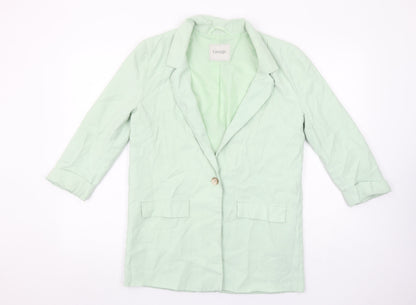 George Women’s Sage Green Single Breasted Blazer Size 8
