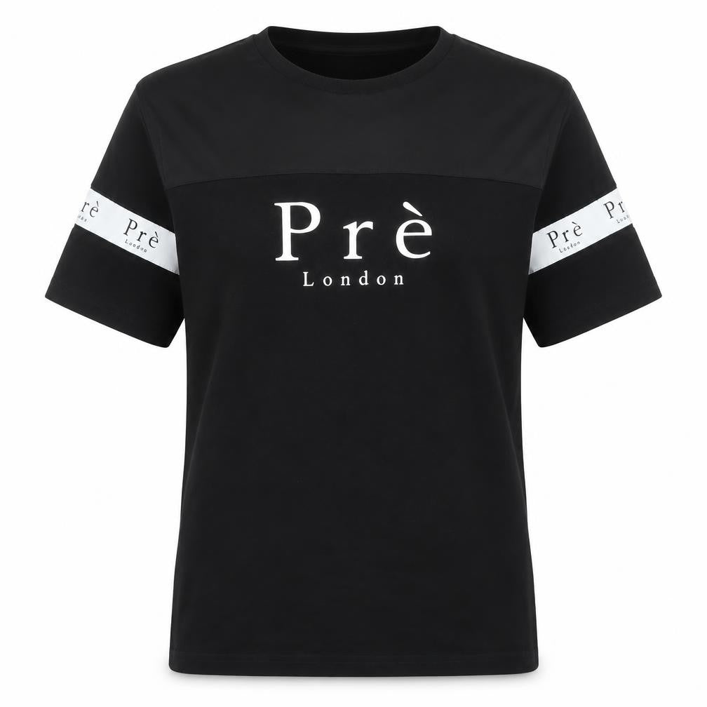 Prè London Black XS Unisex Short Sleeve Cotton T-Shirt