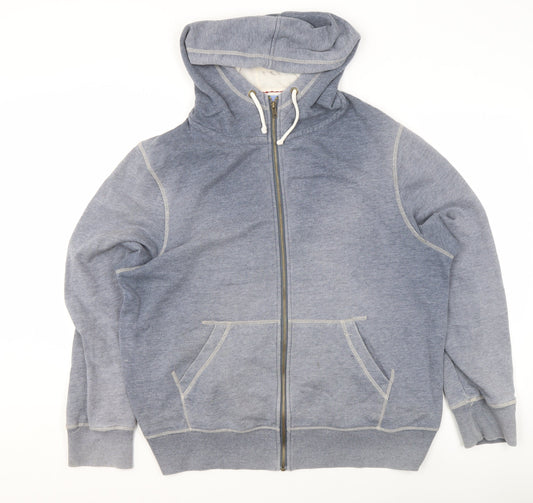 Peter Storm Mens Grey XL Full Zip Hooded Basic Jacket