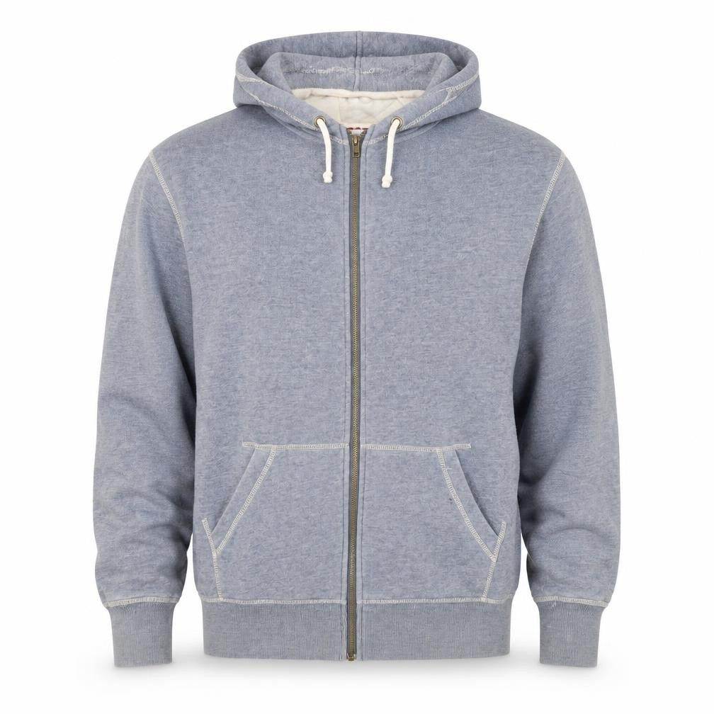 Peter Storm Mens Grey XL Full Zip Hooded Basic Jacket