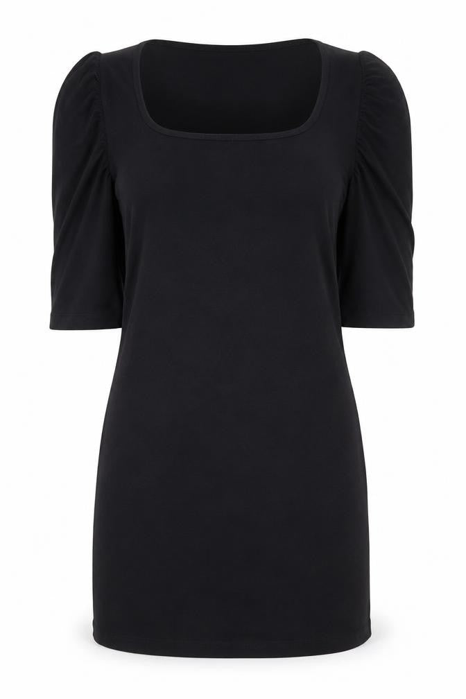 Only Women’s Black Bodycon Short Sleeve Jersey Dress M