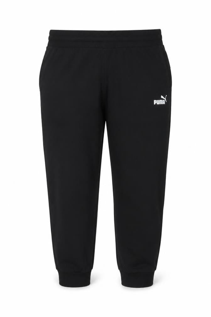 Puma Women's Black Jogger Sweatpants L Fleece Comfort Sportswear