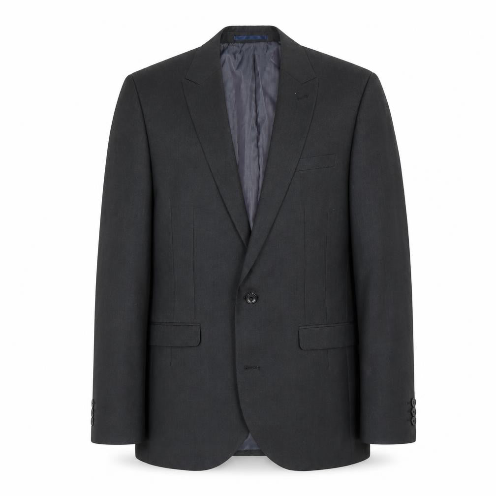 Next Men's Black Tailored Fit Wool Blend 38in Blazer Jacket
