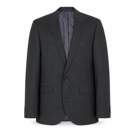Next Men's Black Tailored Fit Wool Blend 38in Blazer Jacket