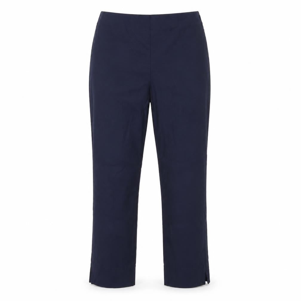 Dunnes Stores Womens Blue Stretch Straight Trousers Size M