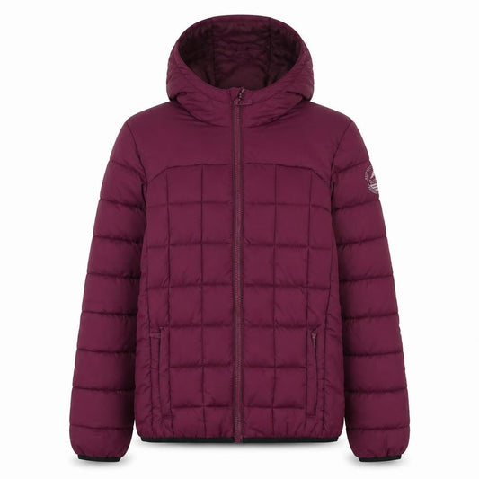 Surfanic Girls Purple Hooded Puffer Jacket Size 164 Winter Quilted Coat