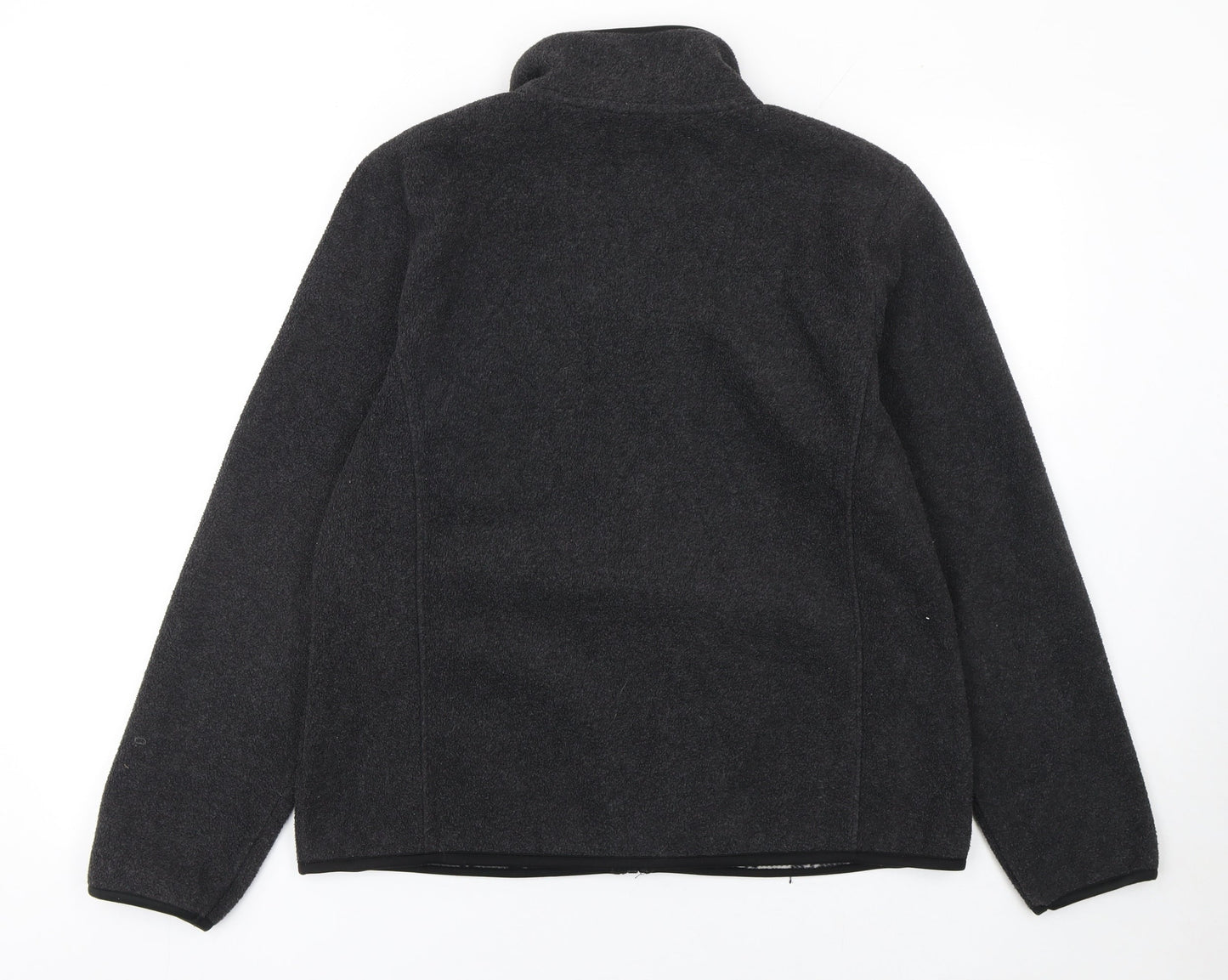 E Studio Women's Black XL Fleece Full Zip Activewear Jacket