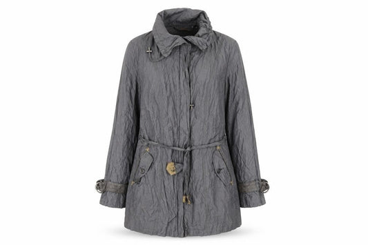 Marks & Spencer Women’s Grey Belted Trench Coat UK 14 Lined Classic