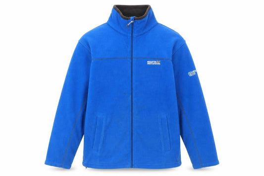 Regatta Men’s Blue Fleece Full Zip Basic Jacket Size S Outdoor Walking