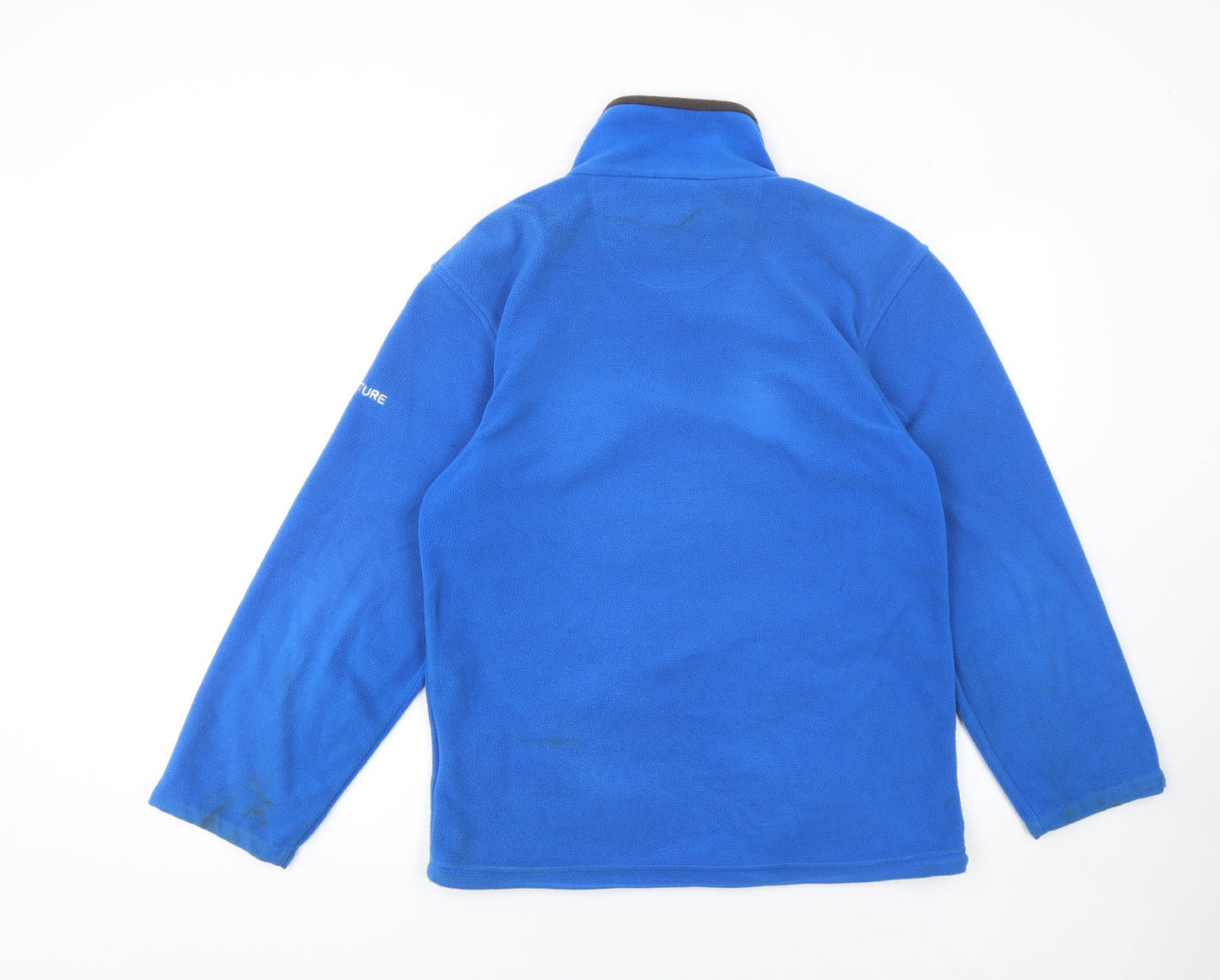 Regatta Men’s Blue Fleece Full Zip Basic Jacket Size S Outdoor Walking