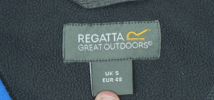 Regatta Men’s Blue Fleece Full Zip Basic Jacket Size S Outdoor Walking